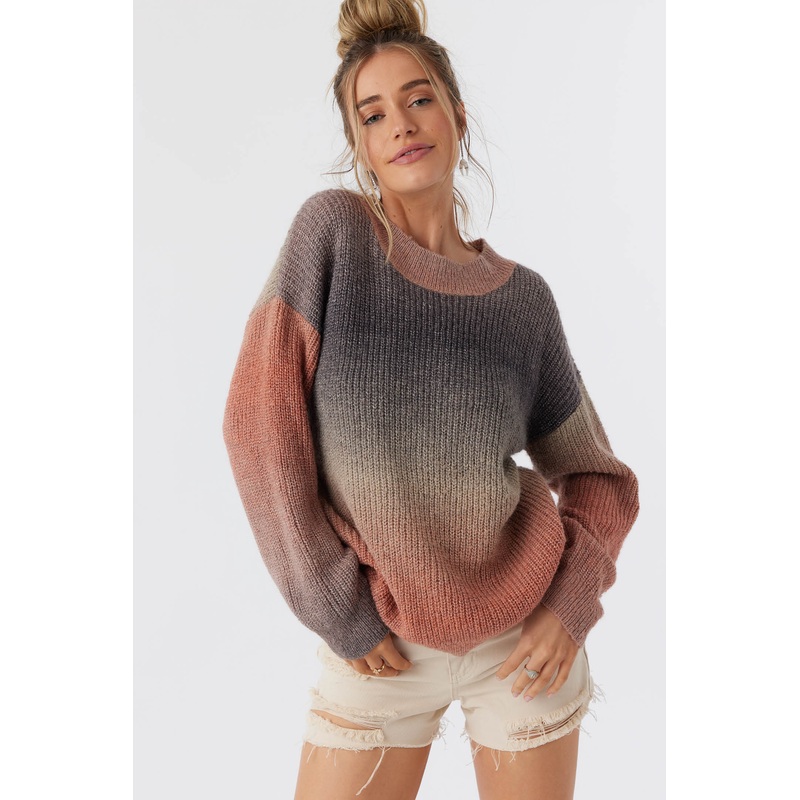 BILLIE OMBRE MOCKNECK OVERSIZED SWEATER