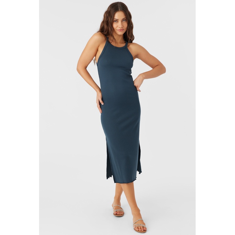ERES RIB KNIT MIDI DRESS