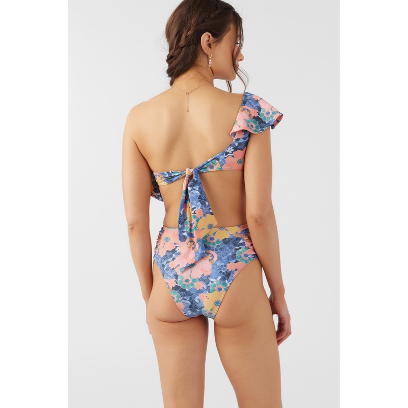 JADIA FLORAL LONG BEACH HIGH WAIST CHEEKY BOTTOMS
