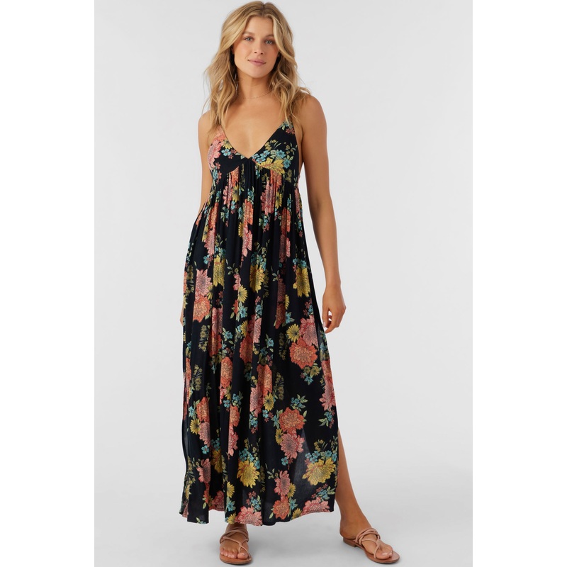 MEL MAXI KALI FLORAL SWIM COVER-UP DRESS