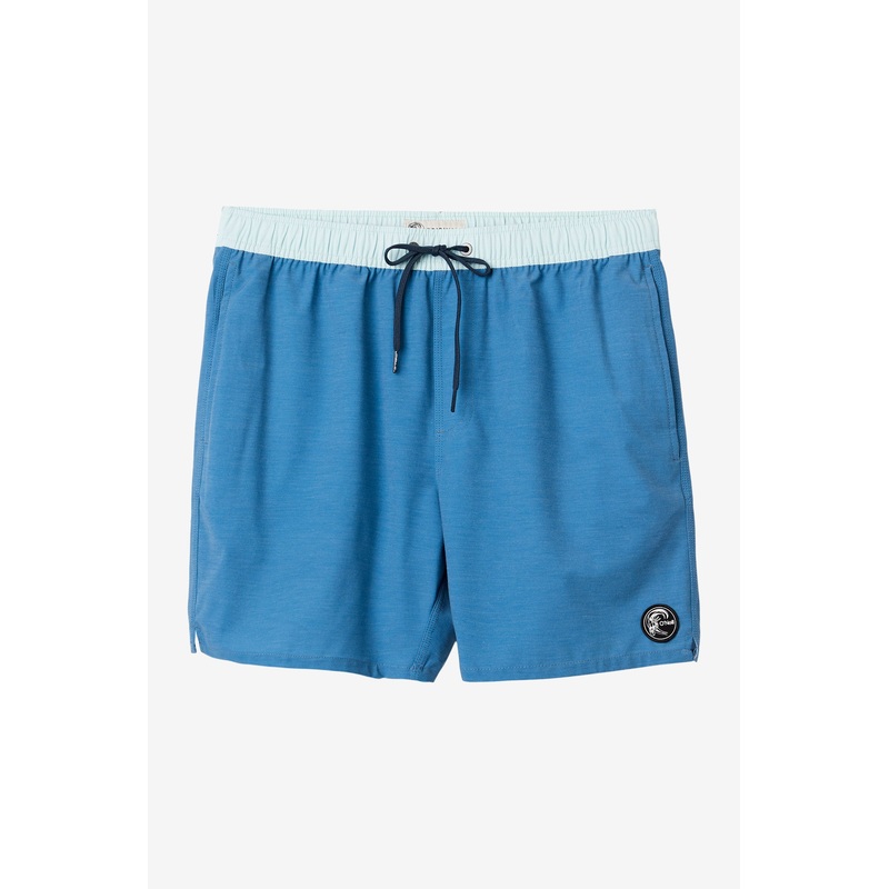 O’RIGINALS SOLID ELASTIC WAIST 16″ SWIM TRUNKS
