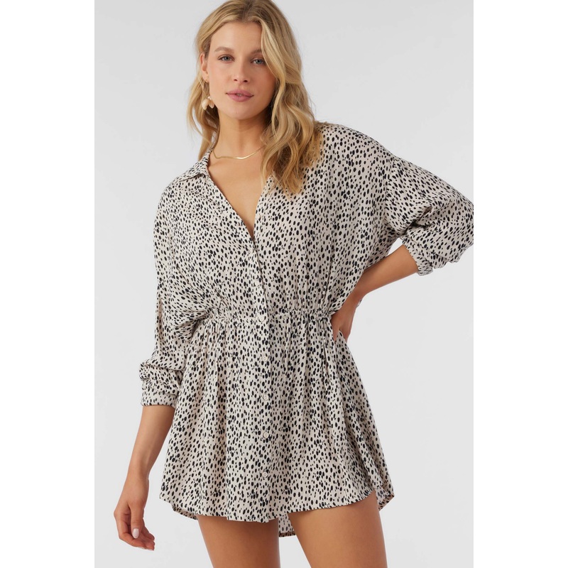SALTWATER ESSENTIALS DREA ANIMAL CAMI COVER-UP TUNIC