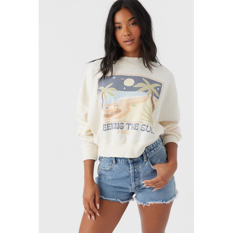 ROAM SLOW MOMENT CROP FLEECE