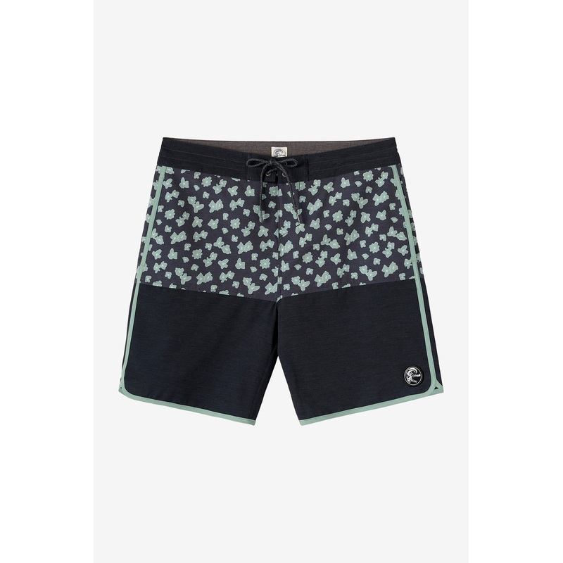 O’RIGINALS BLOCK SCALLOP CRUZER 18″ BOARDSHORTS