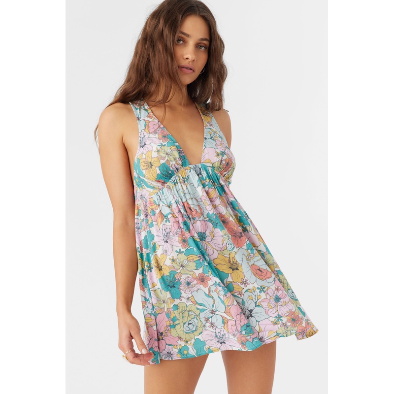 SARAH JANIS FLORAL COVER-UP TUNIC