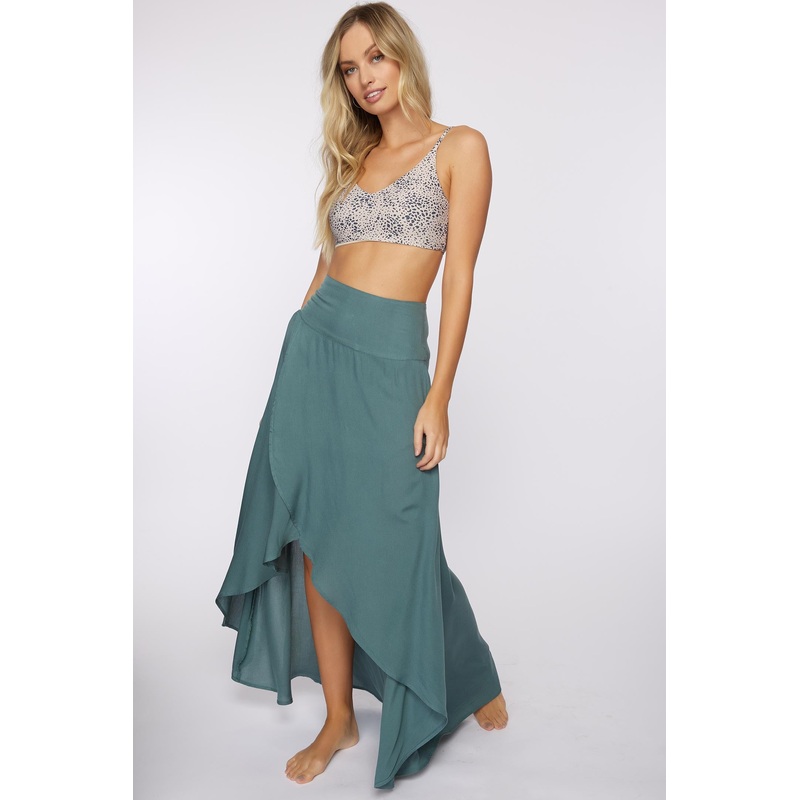 AMBROSIO HIGH-LOW MAXI SKIRT