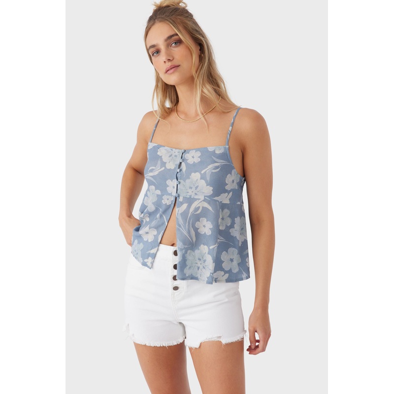 TAYLOR EMILIA FLORAL FLY AWAY TANK TOP