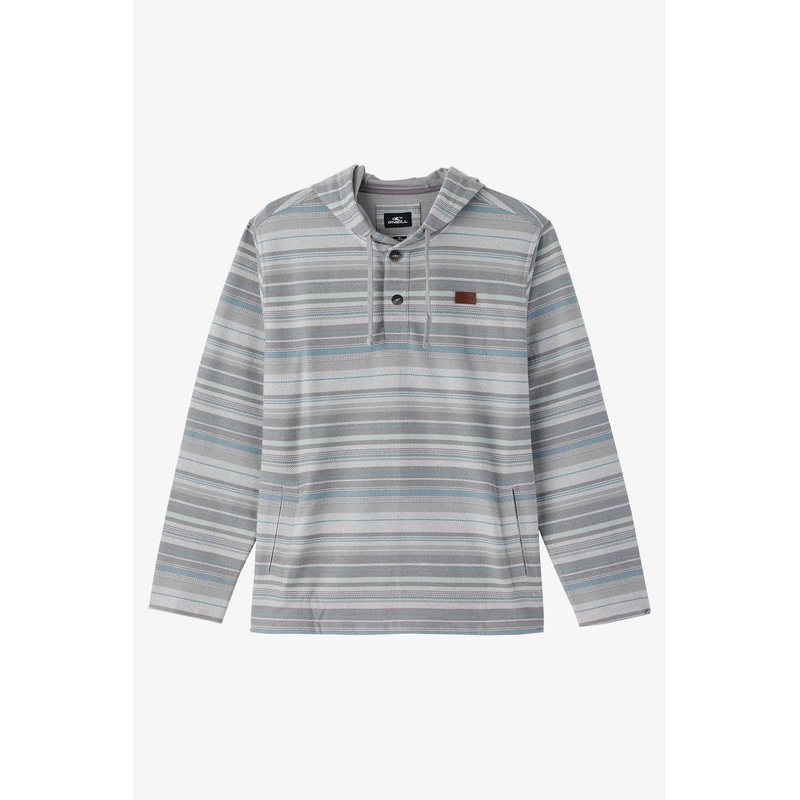BAVARO STRIPE PONCHO PULLOVER FLEECE