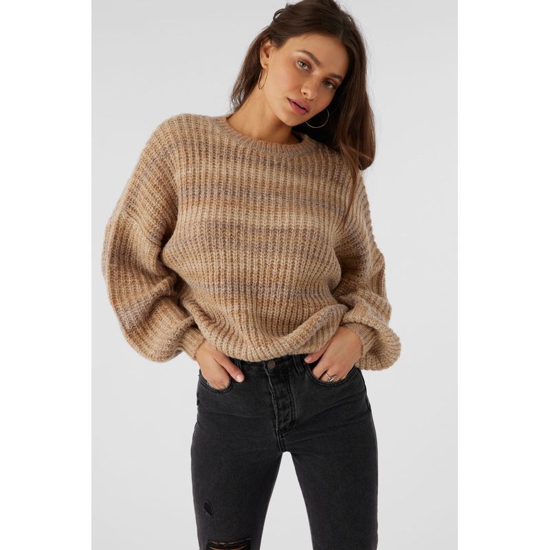 BAYOU OMBRE STRIPE SLOUCHY SWEATER