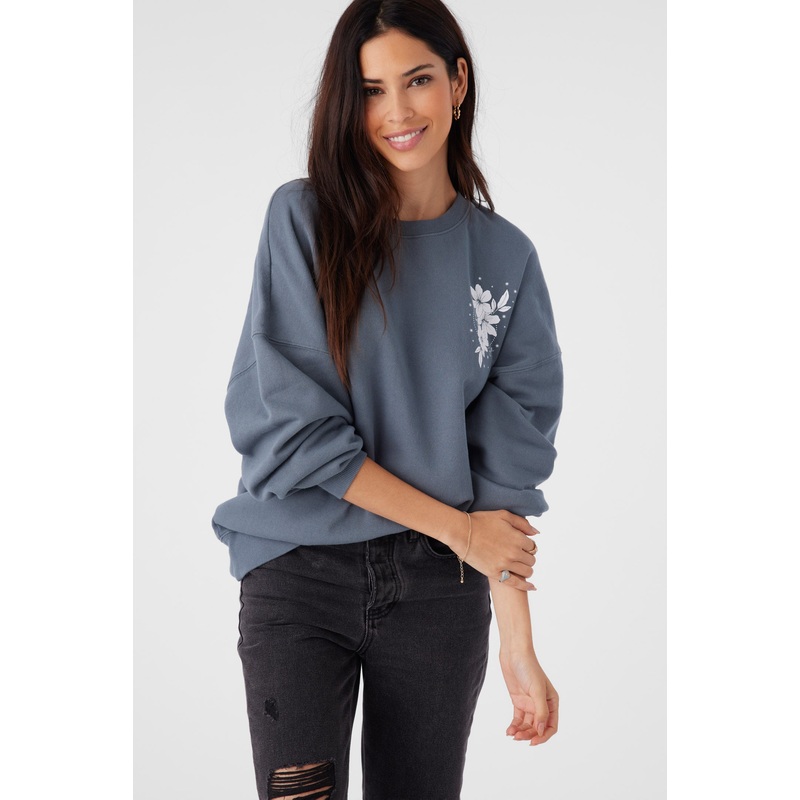 CHOICE CREW NECK OVERSIZED-FIT FLEECE PULLOVER