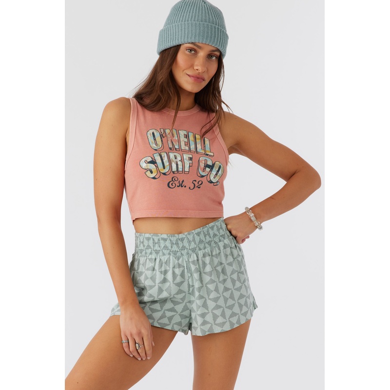 JONIE AMOR GEO BEACH SHORTS