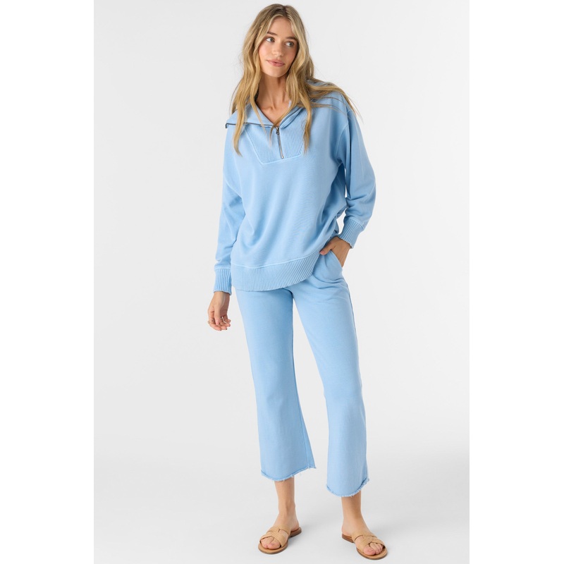 KARMA FRENCH TERRY CROPPED LOUNGE PANTS
