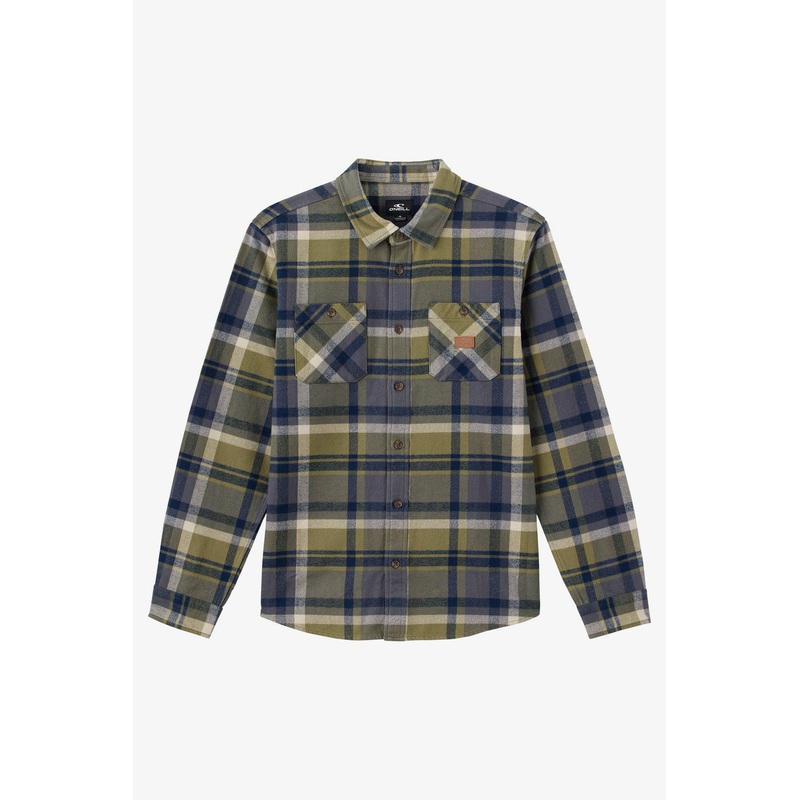 LANDMARKED FLANNEL STANDARD FIT LONG SLEEVE SHIRT