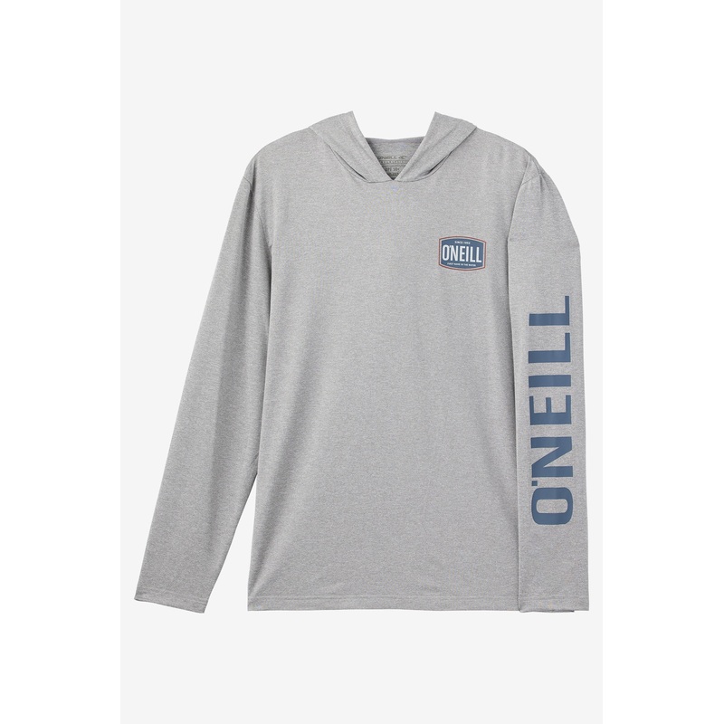 TRVLR UPF HOODED SNAP LONG SLEEVE PULLOVER