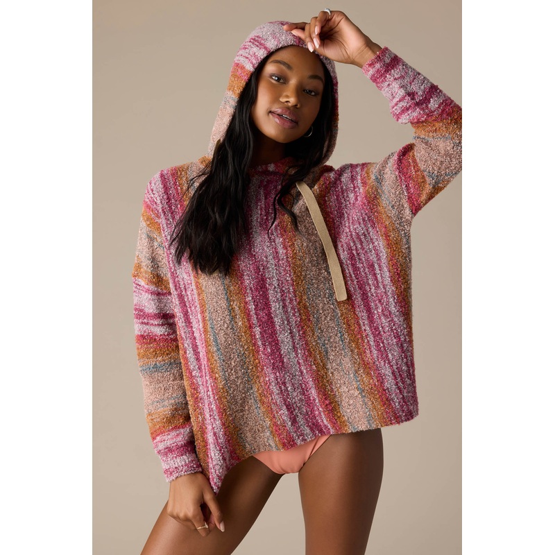 JETTIE OMBRE HOODED SWEATER
