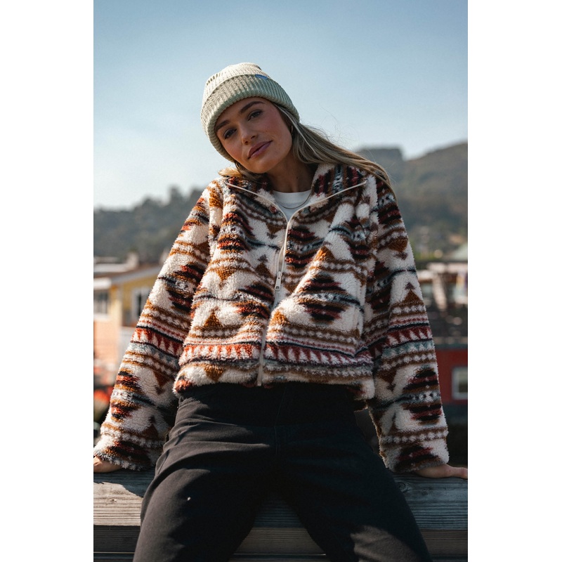 RORI HIGH PILE FLEECE CROPPED JACKET