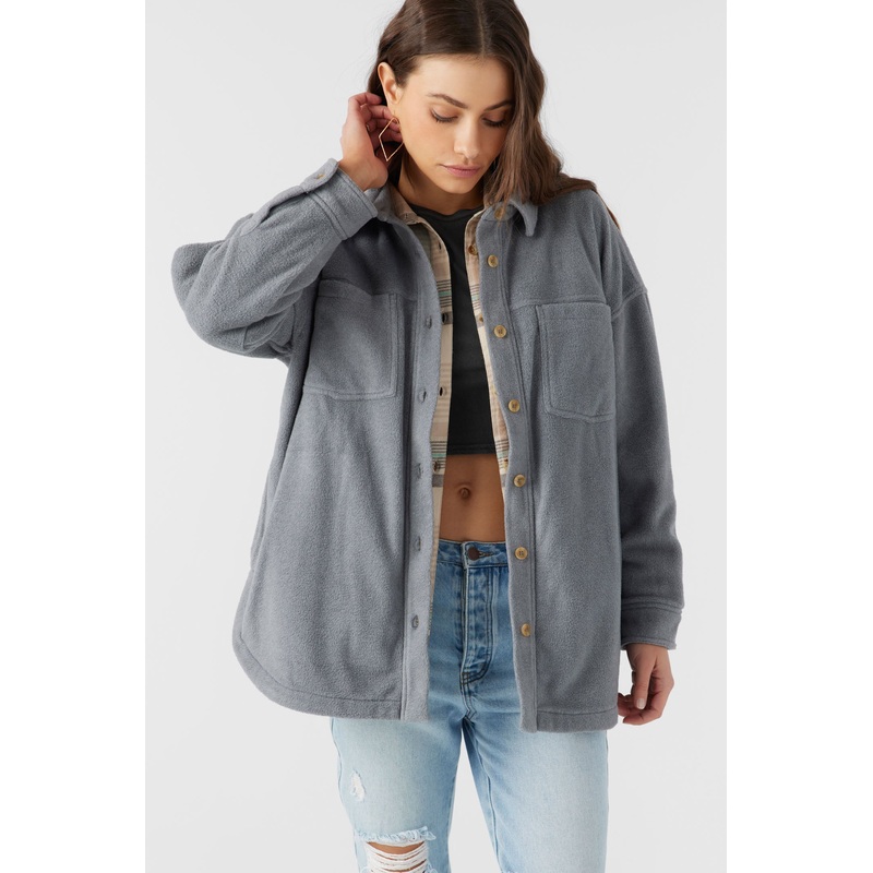 RUNE SOLID SUPERFLEECE OVERSIZED FIT SHACKET