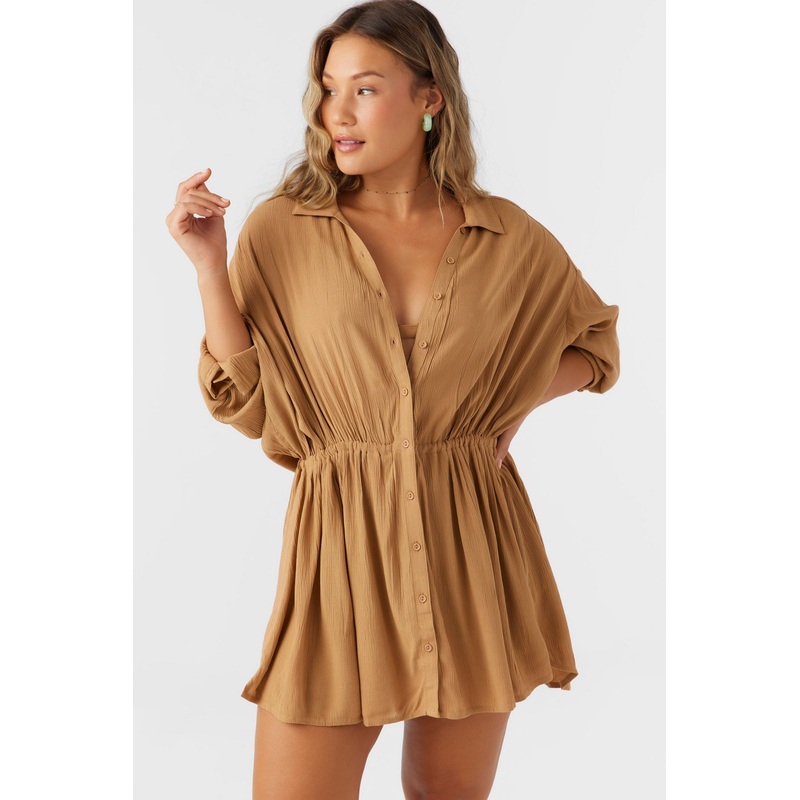 SALTWATER SOLIDS CAMI DRESS