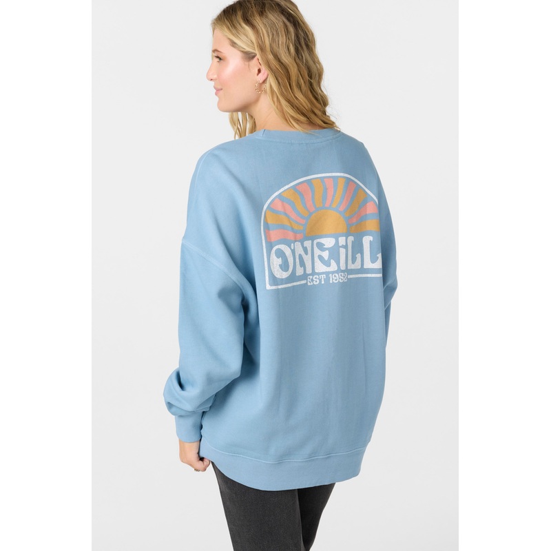 CHOICE OVERSIZED-FIT CREWNECK FLEECE PULLOVER
