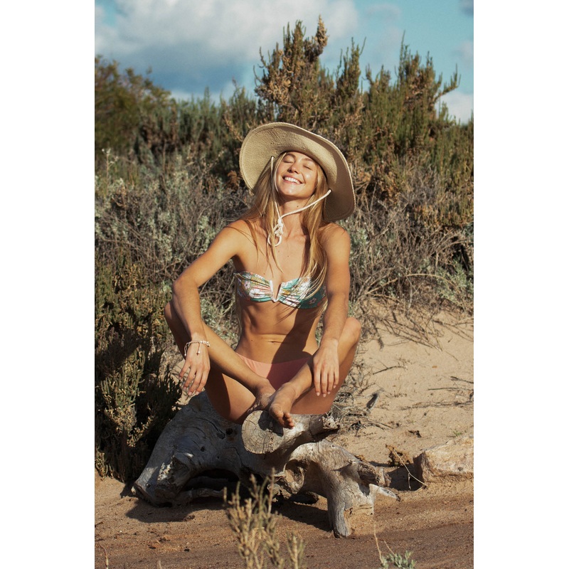 GOLD COAST WILDFLOWER BANDEAU TOP